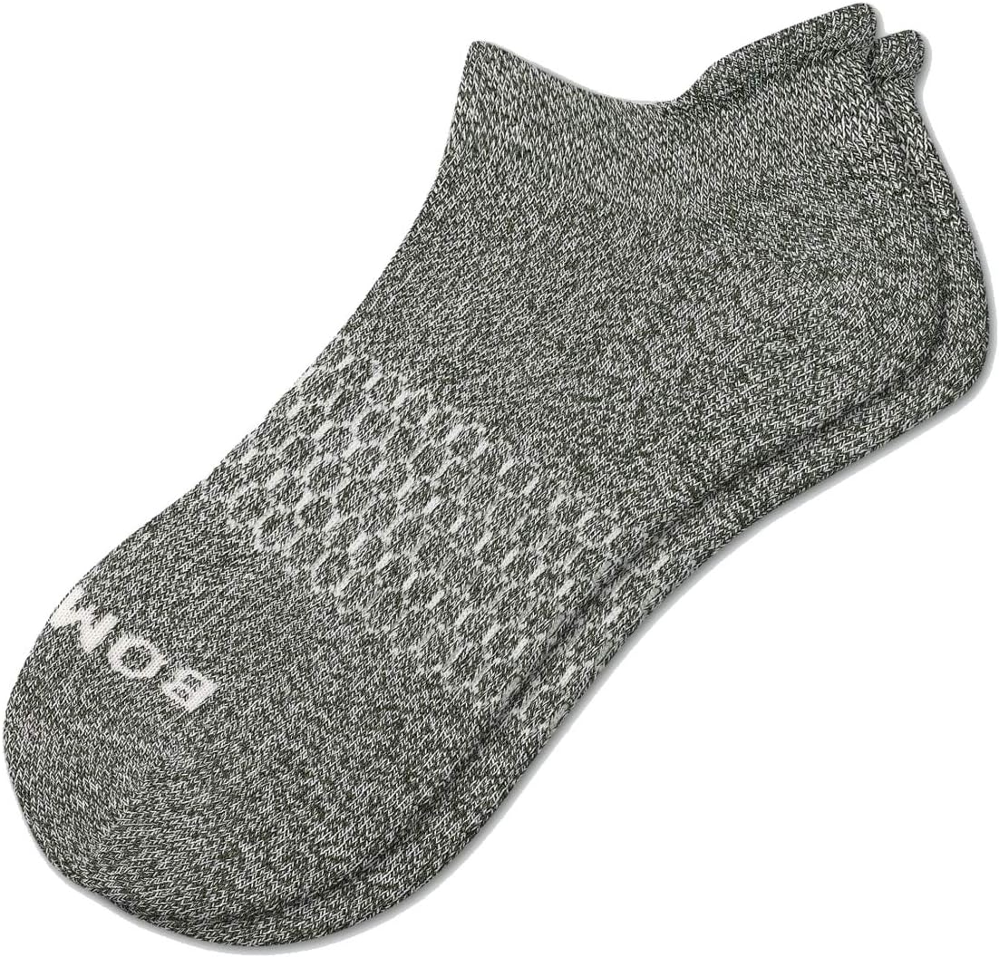 Bombas Women's Originals Ankle Socks, (Grey/Blue)