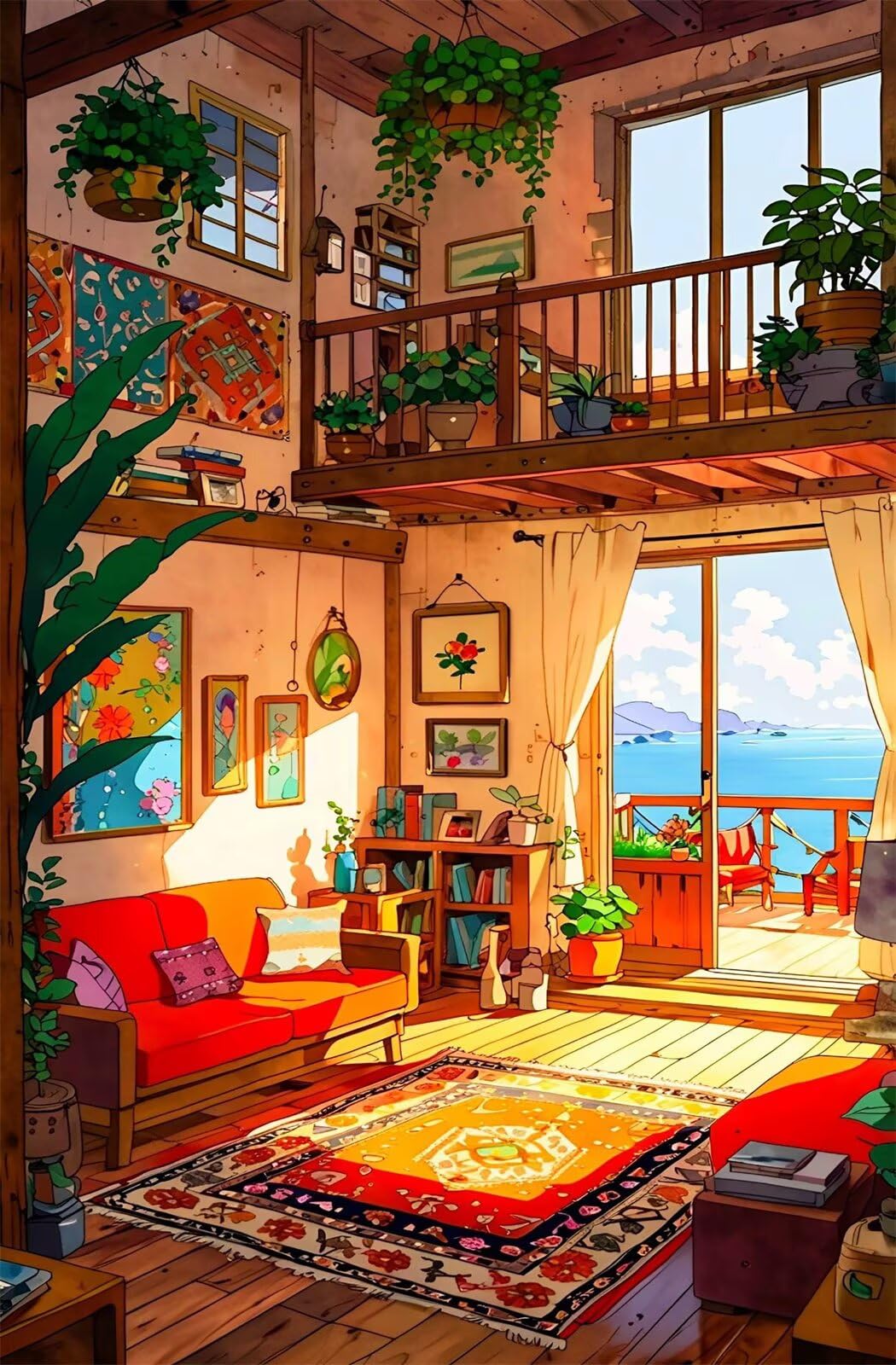 Puzzle 5000 sztuk ciepły pokój, puzzle niemożliwe, łamigłówki, łamigłówki, gry logiczne dla całej rodziny, puzzle dla dorosłych 5000 sztuk 156 x 105 cm