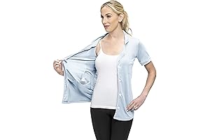 USBD Post Mastectomy Surgery Recovery Shirt with Drain Pockets