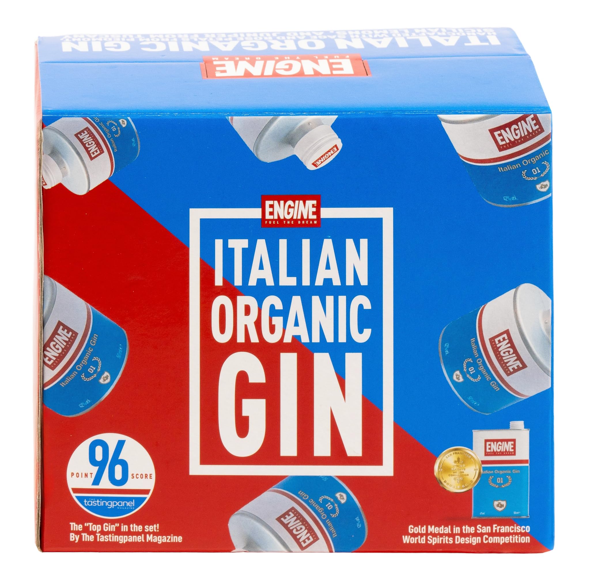 Engine - Pure Organic Gin 5cl x 12 Miniatures 42% vol(12 x 5cl)