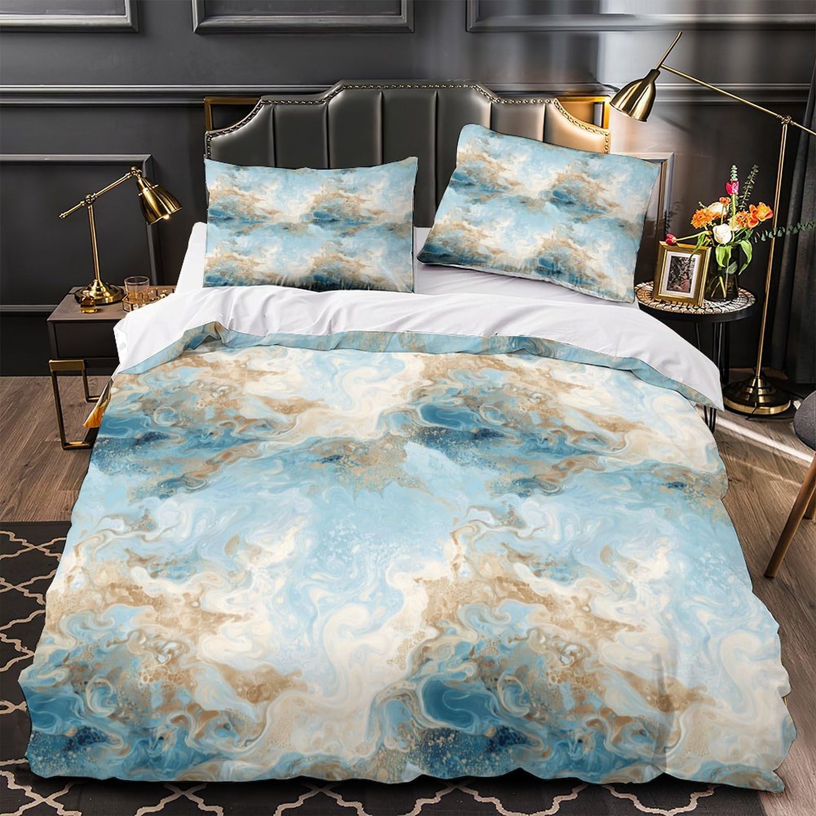 Parure de lit microfibre hypoallergique pour préserver le sommeil des peaux sensibles