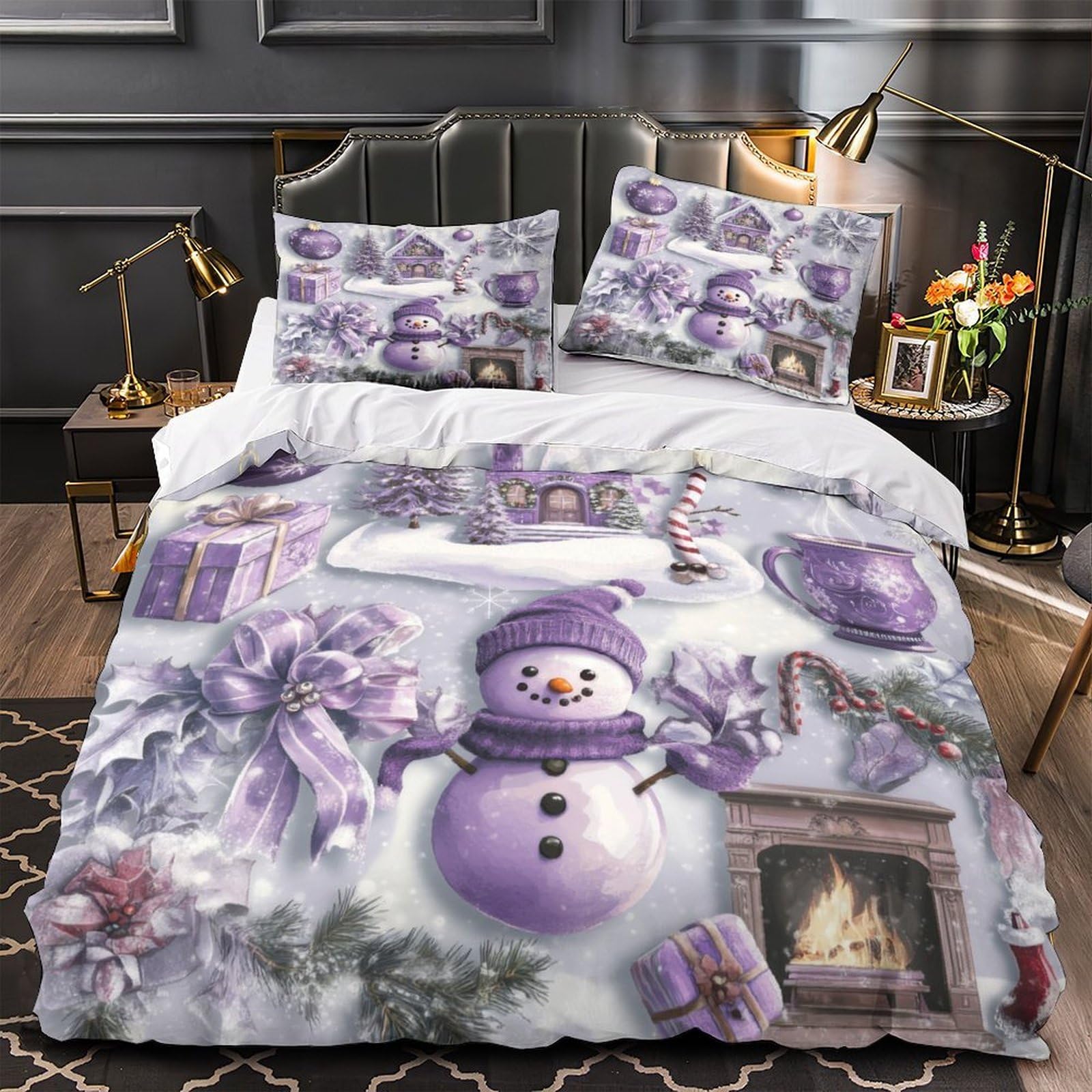 Housse de couette 135x200 hypoallergénique contre les allergies nocturnes
