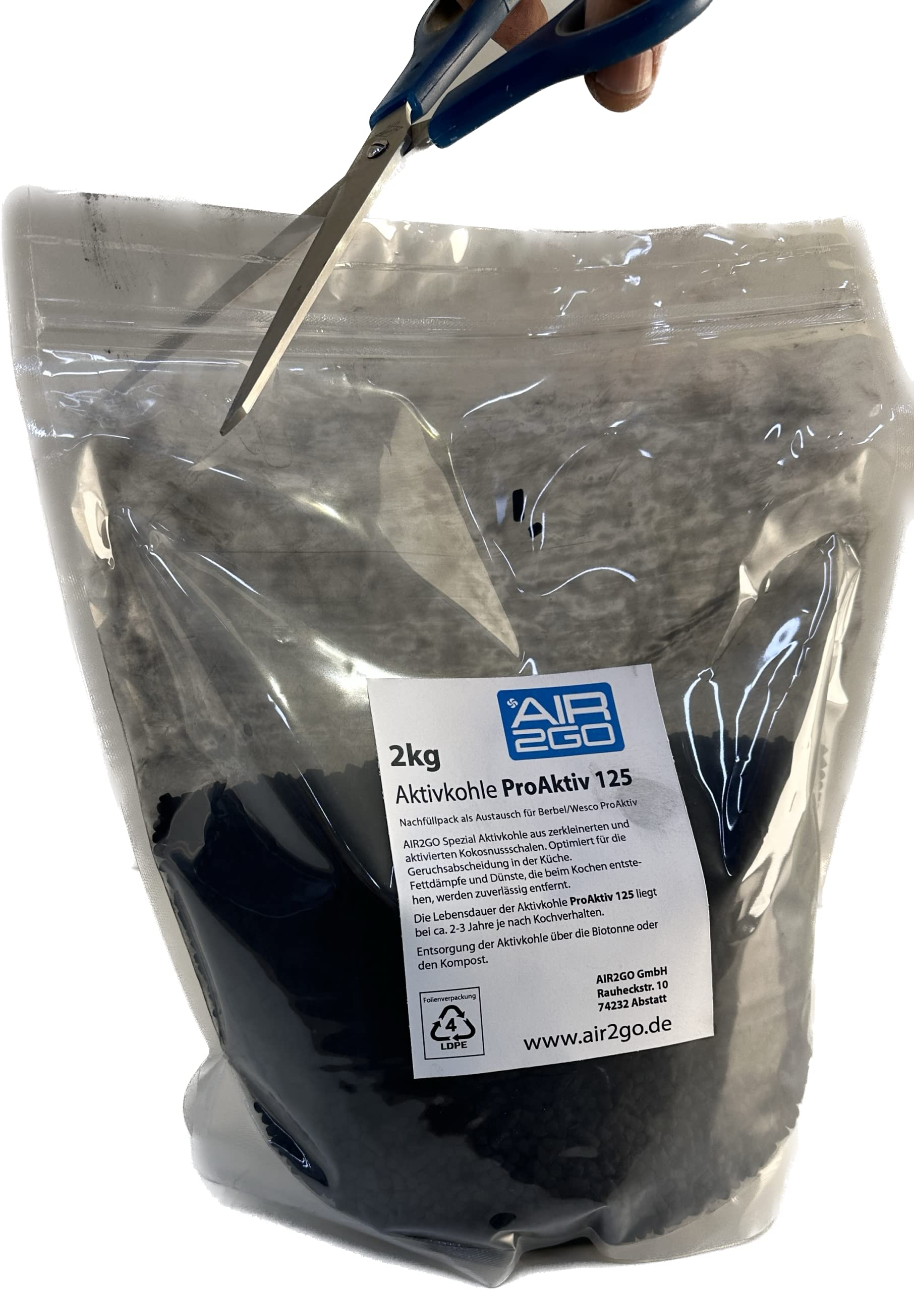 Vhbw Recharge De Granulés De Charbon Actif 5 Kg Remplacement Pour Wesco 1090065 1000875 4006513 Pour Hotte Aspirante 3 4 Mm De Diametre 86389356