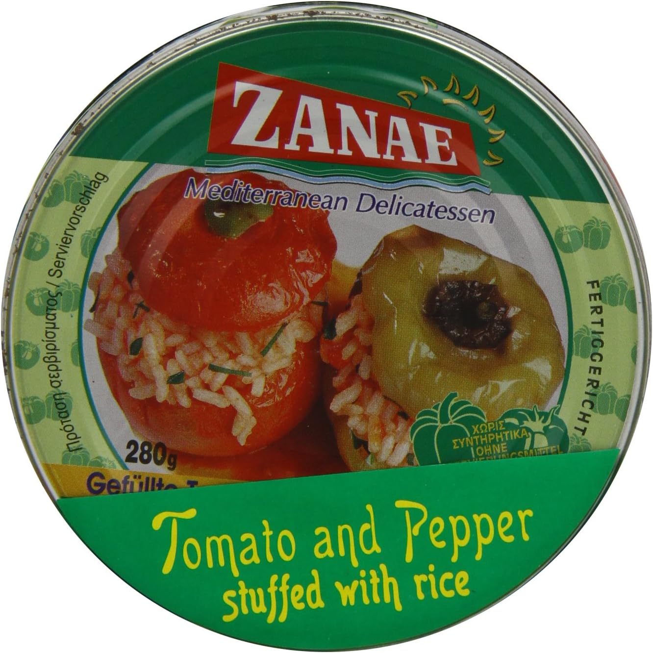Zanae Stuffed Peppers 280 g (Pack of 12)