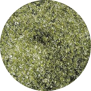 5 Oz Lily Pad Green Transparent Medium Frit - 90 Coe