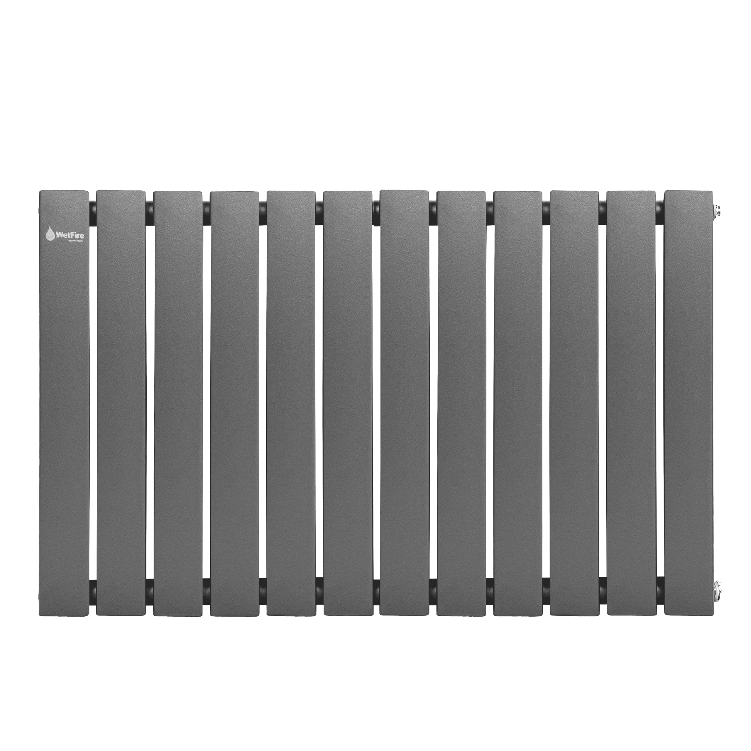 HORIZENTAL Vertical Designer Flat Panel Column Radiator for Central Heating Double (600X1003(D), Anthracite)