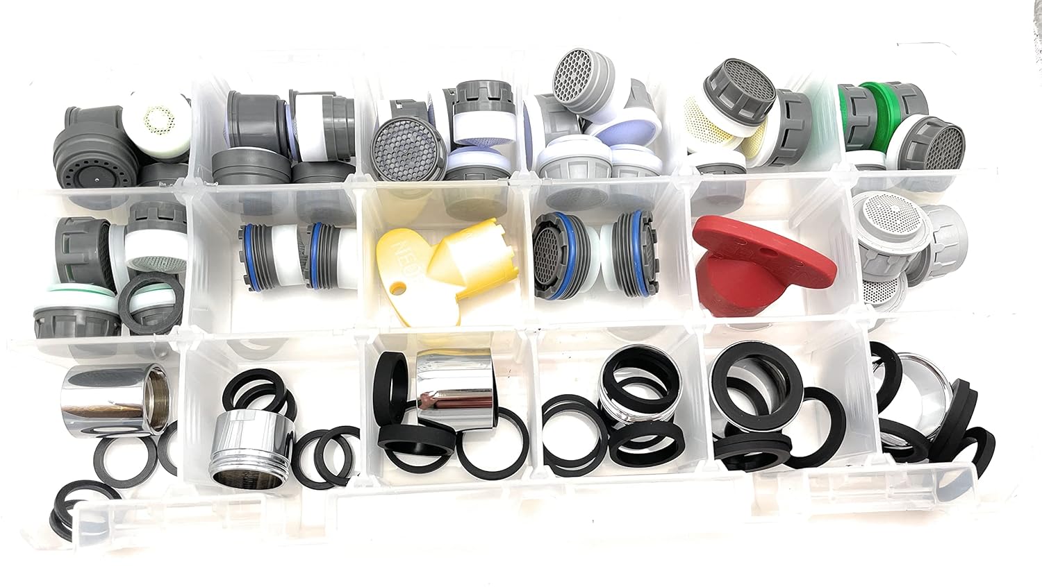 Neoperl 10 3021 0 Water Saving Aerator Kit, Wide Selection of Water Saving Aerators, Chart in Cover