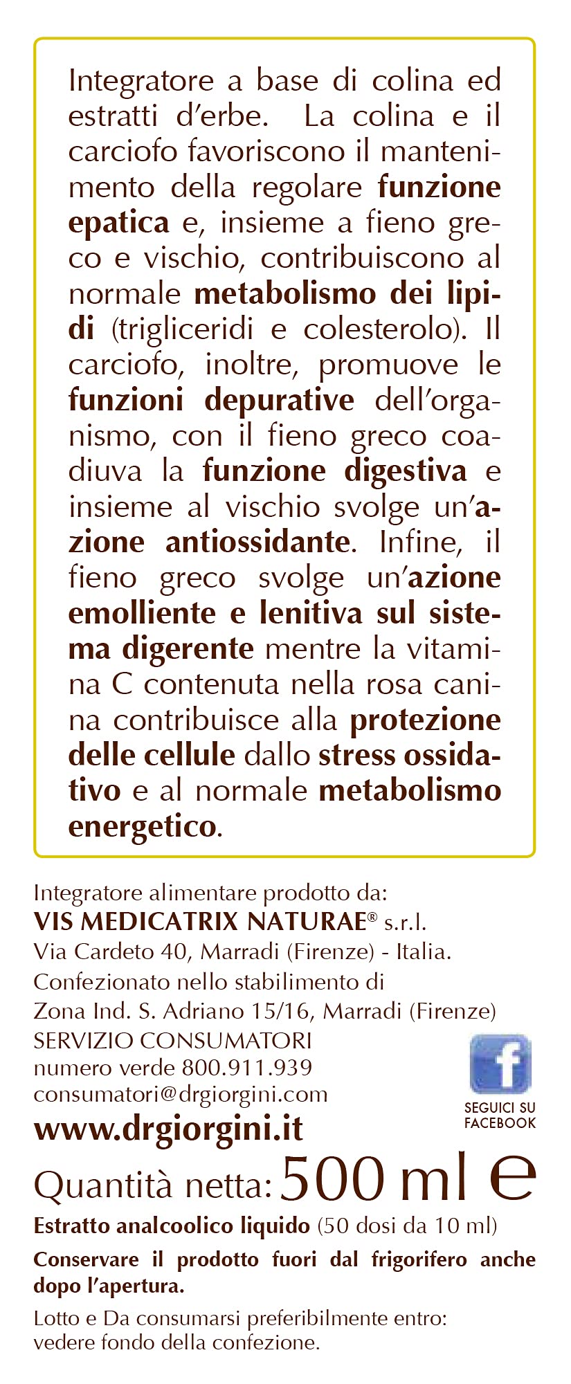 Dr. Giorgini Color Dunkelbraun Cholesterin-Bye ohne Statine Flüssigkeit Analc 200 ml
