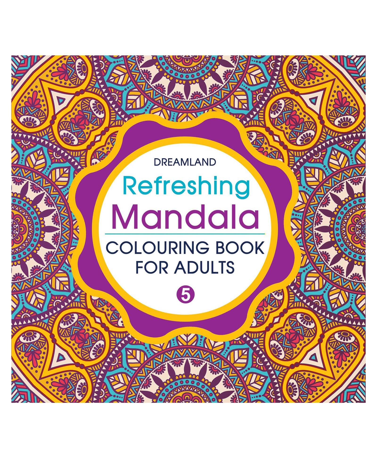 Refreshing Mandala - Colouring Book for Adults Book 5