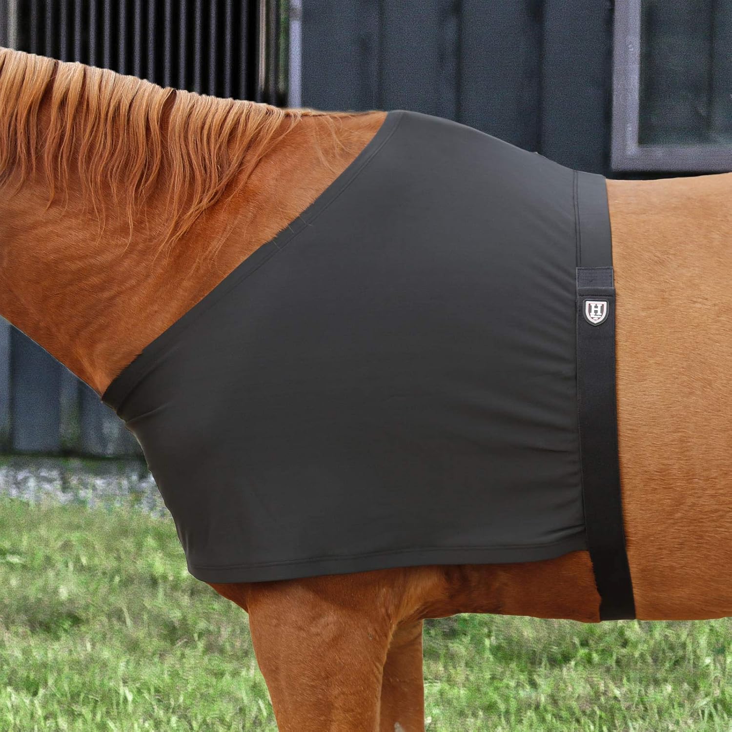 Harrison Howard Stretch Vest Anti Rub Bib Wither Shoulder Guard Horse Chest Saver Protector Blue L