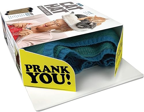 Miniatura 3 de Prank Pack Caja de regalo de broma, sombrero de gato, envuelve tu regalo real en una divertida caja de regalo auténtica de broma y broma, caja de