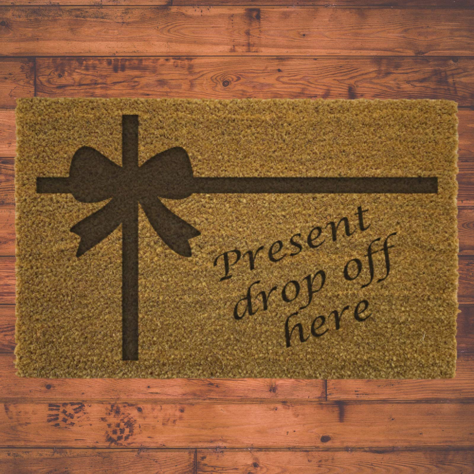 Be-Creative Paillasson personnalisé en fibre de coco / Paillasson de Noël / Paillasson de Noël – (Paillasson de Noël) JS6