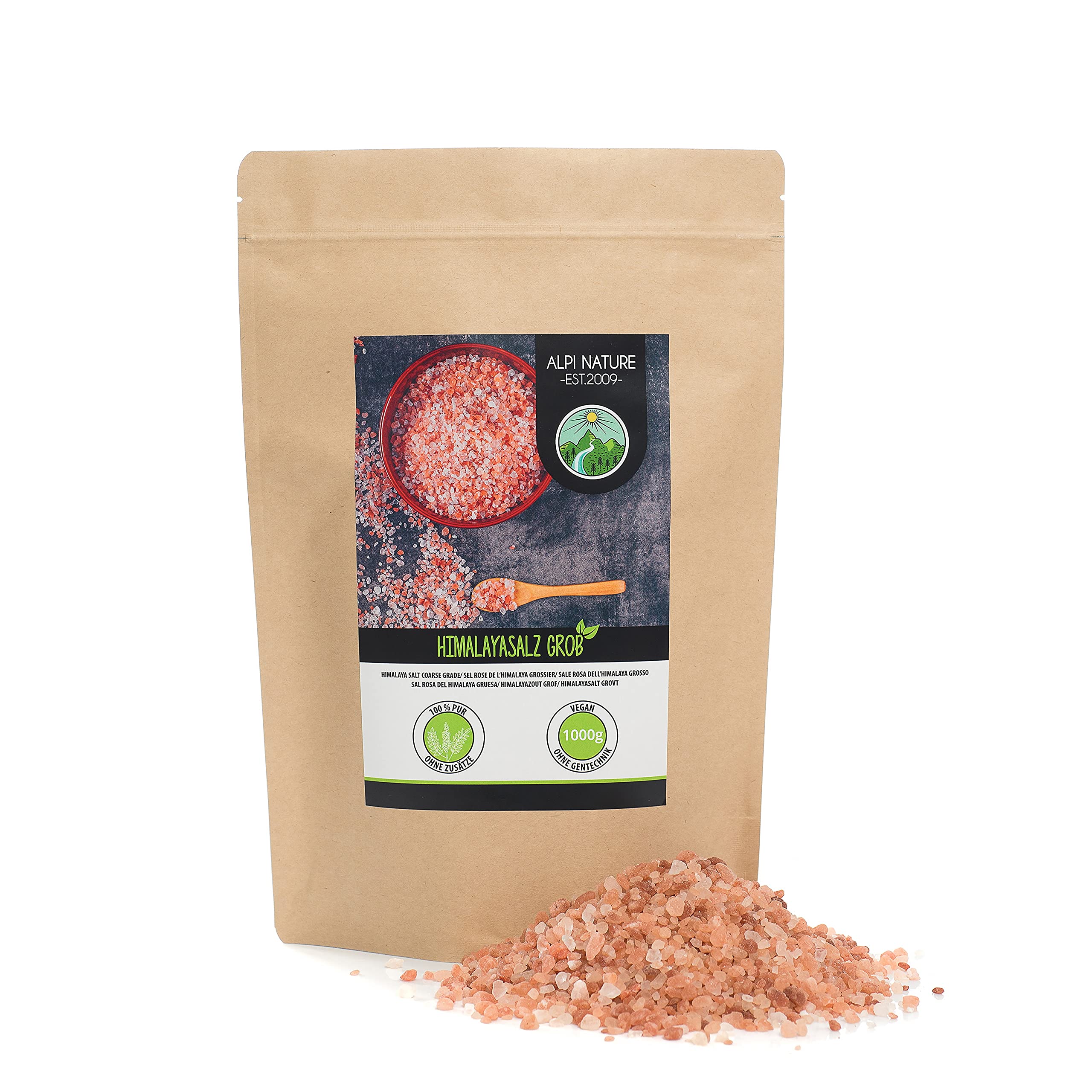 Buy Pink Himalayan Salt coarse Grade (1kg), Coarse Pink Crystal Salt