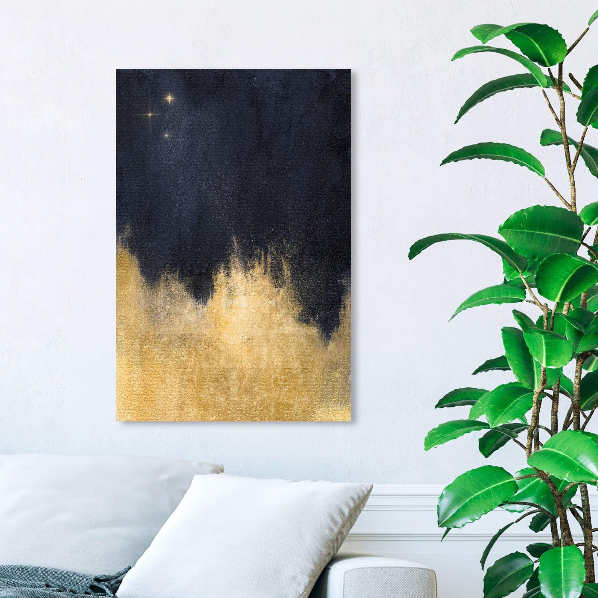 Amazon.com: Abstract Wall Art Canvas Prints 'Stars in the Night