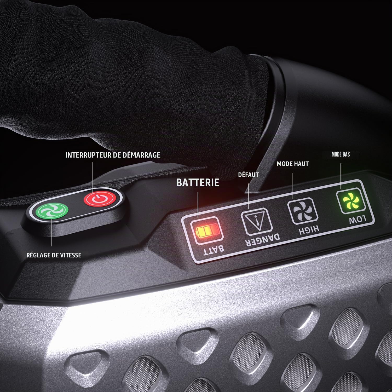 ANDELI PAPR Casque de soudage avec ventilation | 99,95% d'efficacité de filtration, obscurcissement automatique, champ de vision panoramique à 180° et LED | Pour MIG/MAG/Wig/E-Hand