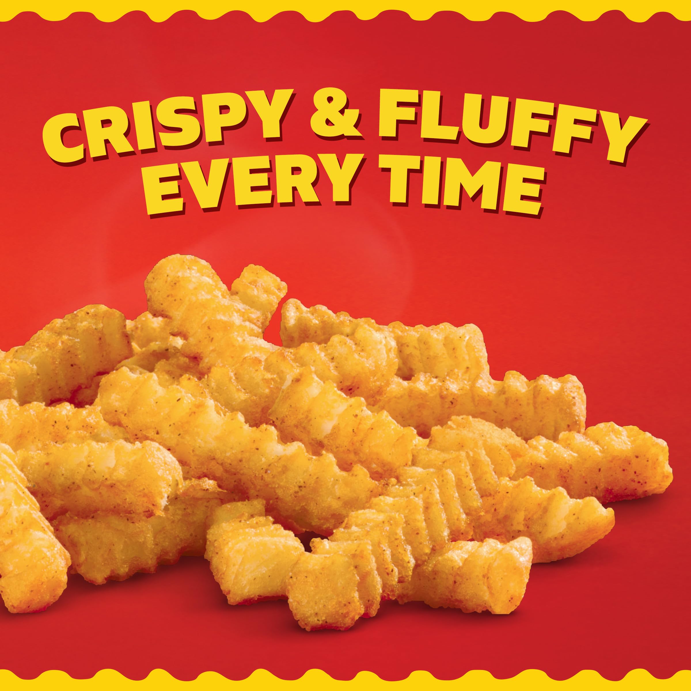 Ore-Ida Extra Crispy Seasoned Crinkles French Fries Fried Frozen Potatoes 26 oz Bag — view 4