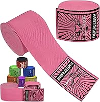 BEAST RAGE 180" Professional Boxing Hand Wraps for MMA, Muay Thai, Kickboxing - Semi-Elastic Wrist Support Pair