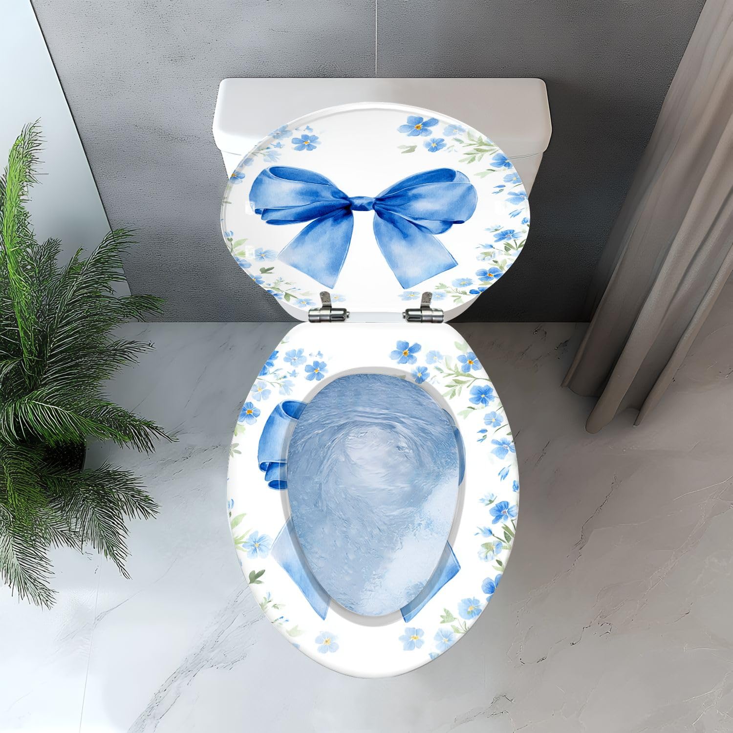 Sedile WC allungato in resina per bagno e cameretta dei bambini