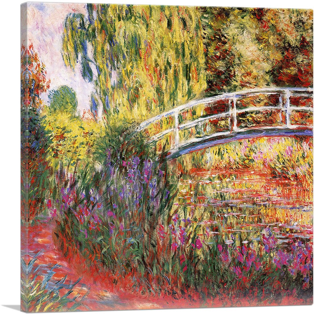 Amazon.co.jp: ARTCANVAS The Japanese Bridge - 睡蓮の池