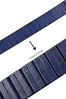 Vista 16 de TeeYee Cinturones de cuero elásticos renacentistas cintura elástica retro cinturón vintage moda medieval cinturón gancho cinturón Negro