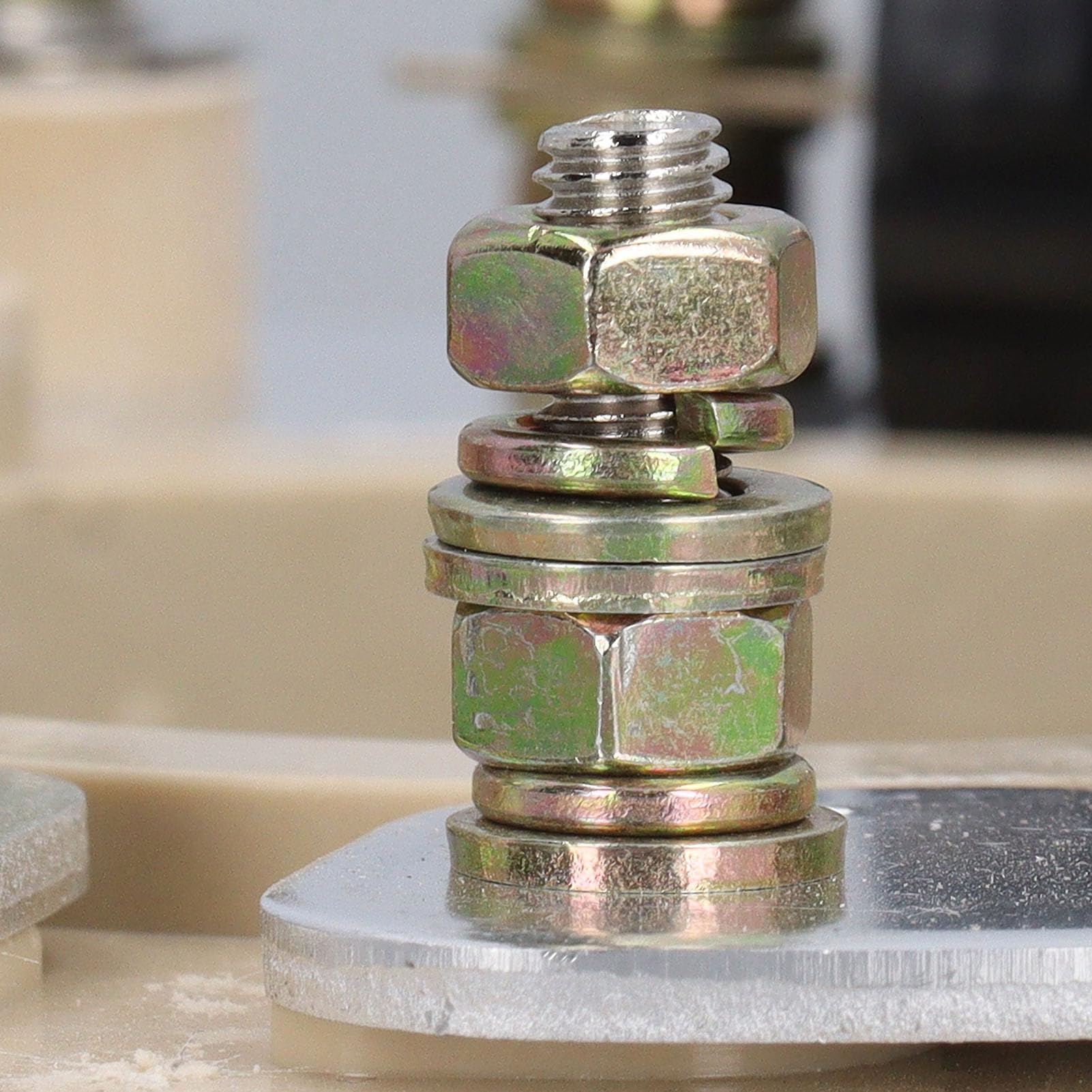 Ausla Ruota Raddrizzatore Ponte Ad Anello Raddrizzatore in Ottone per Componenti Elettronici del Generatore Installazione Semplice Uscita CC Stabile Resistente Alla Corrosione per la Riparazione del