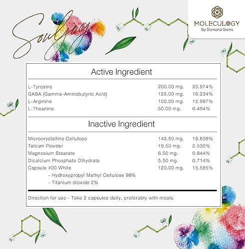 Miniatura 8 de MOLECULOGY Soul Joy - Potenciador dietético y cerebral  30 unidades para mujeres por MOLECULOGY fortalece las habilidades cognitivas, mejora la