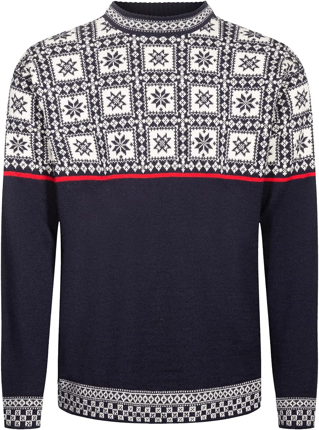 Dale of Norway Men's Tyssoy Crew Neck Wool Pullover Sweater