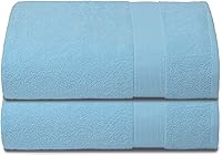 Vista 56 de Belizzi Home: Juego de 2 toallas grandes de baño de algodón de alta calidad, 35x70 pulgadas, algodón 100% puro, ideal para uso diario, ultrasuave