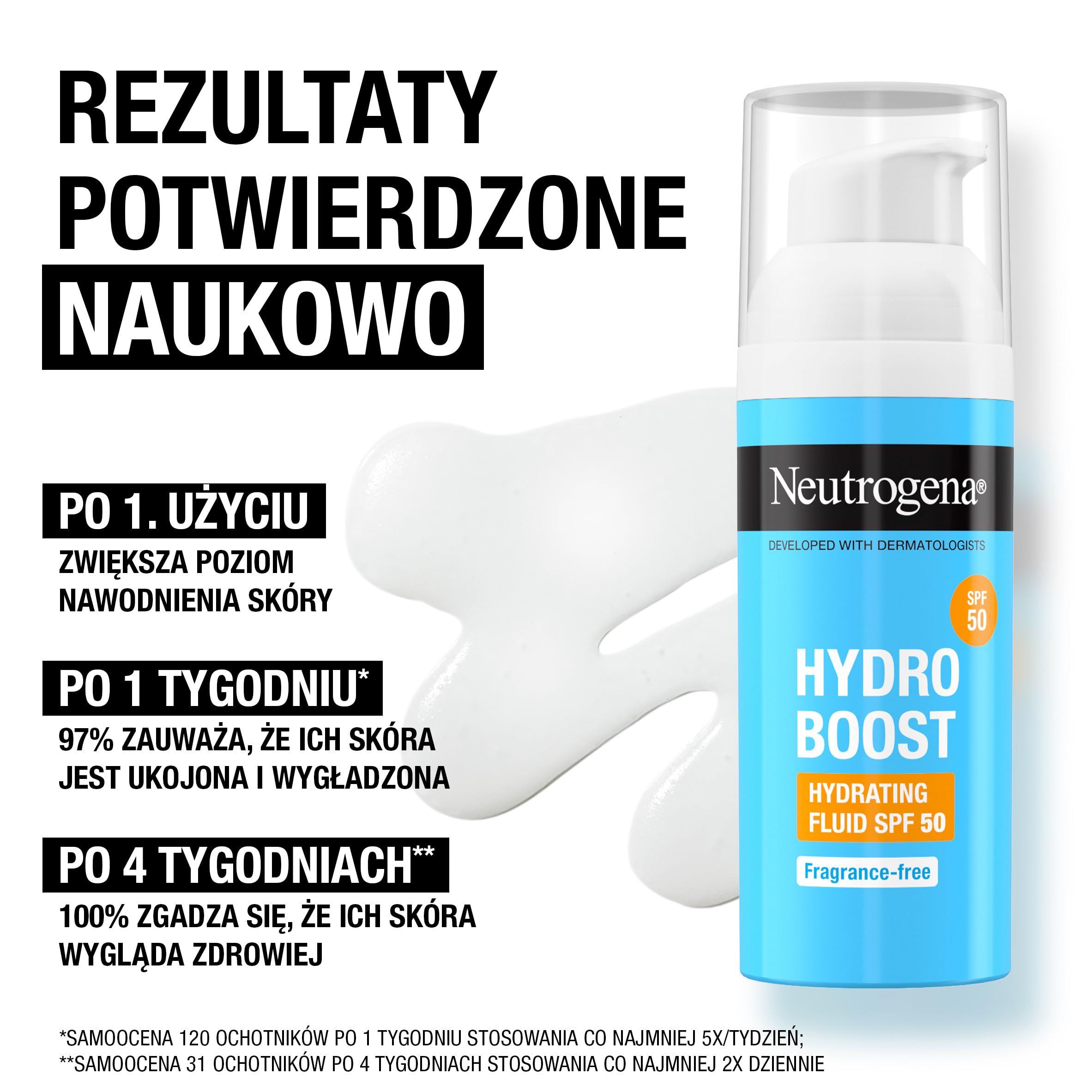 Neutrogena® Hydro Boost Nawadniający Krem z SPF 50, 50ml, głębokie nawilżenie z wysoką ochroną przeciwsłoneczną. Lekka konsystencja długotrwałe nawodnienie, Chroni przed promieniowaniem UVA i UVB.