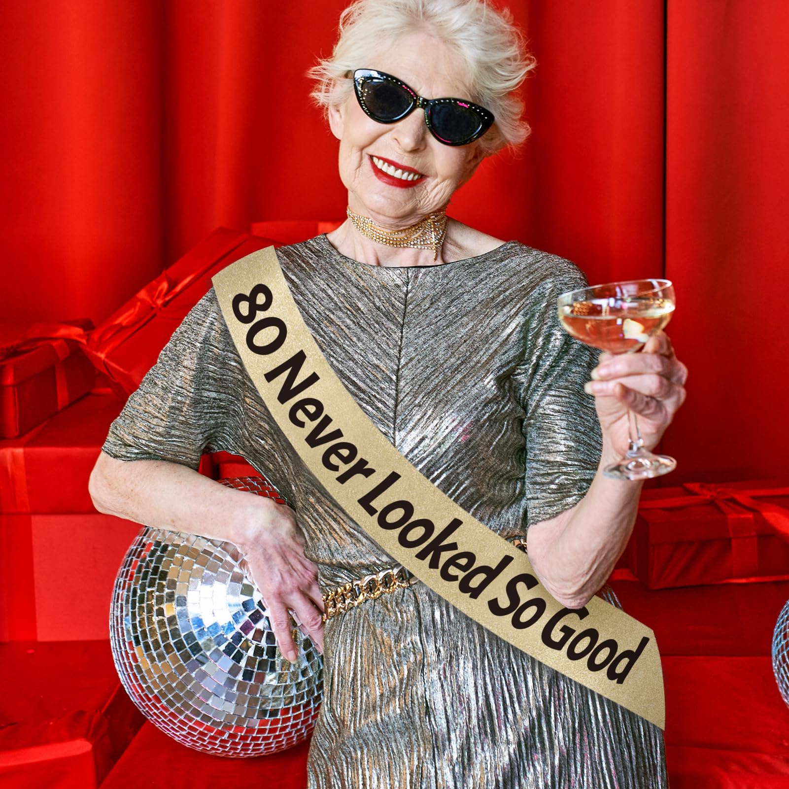 CIEHER Purple Birthday Sash & Queen Crown Kit, Purple Birthday Decorations, Purple - View #12