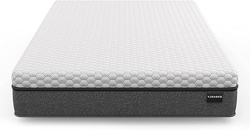 Miniatura 5 de Yogabed Colchón híbrido fresco (12 pulgadas) para dormir fresco y cómodo toda la noche, espuma viscoelástica con infusión de cobre, sistema de