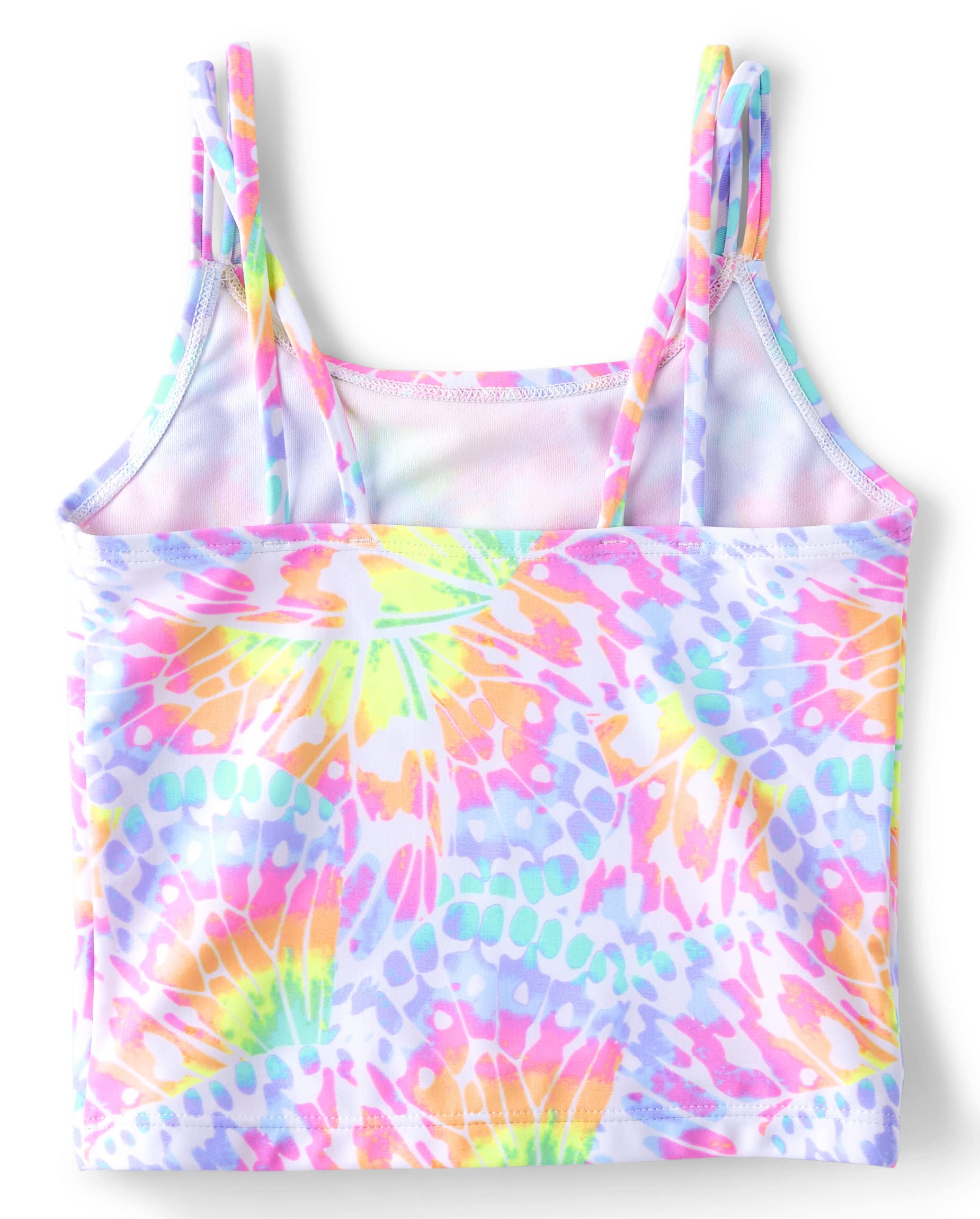The Children's Place,Sleeveless Tankini Swimsuit,Butterfly,Medium (7/8)