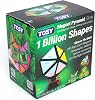 TOSY Magnet Pyramid Glow - 1 Cube Turns Into 1 Billion Shapes 12 Pieces 243 Magnets Luminous Easter Gift for Children Holographic Design Creative STEM/Steam Puzzle