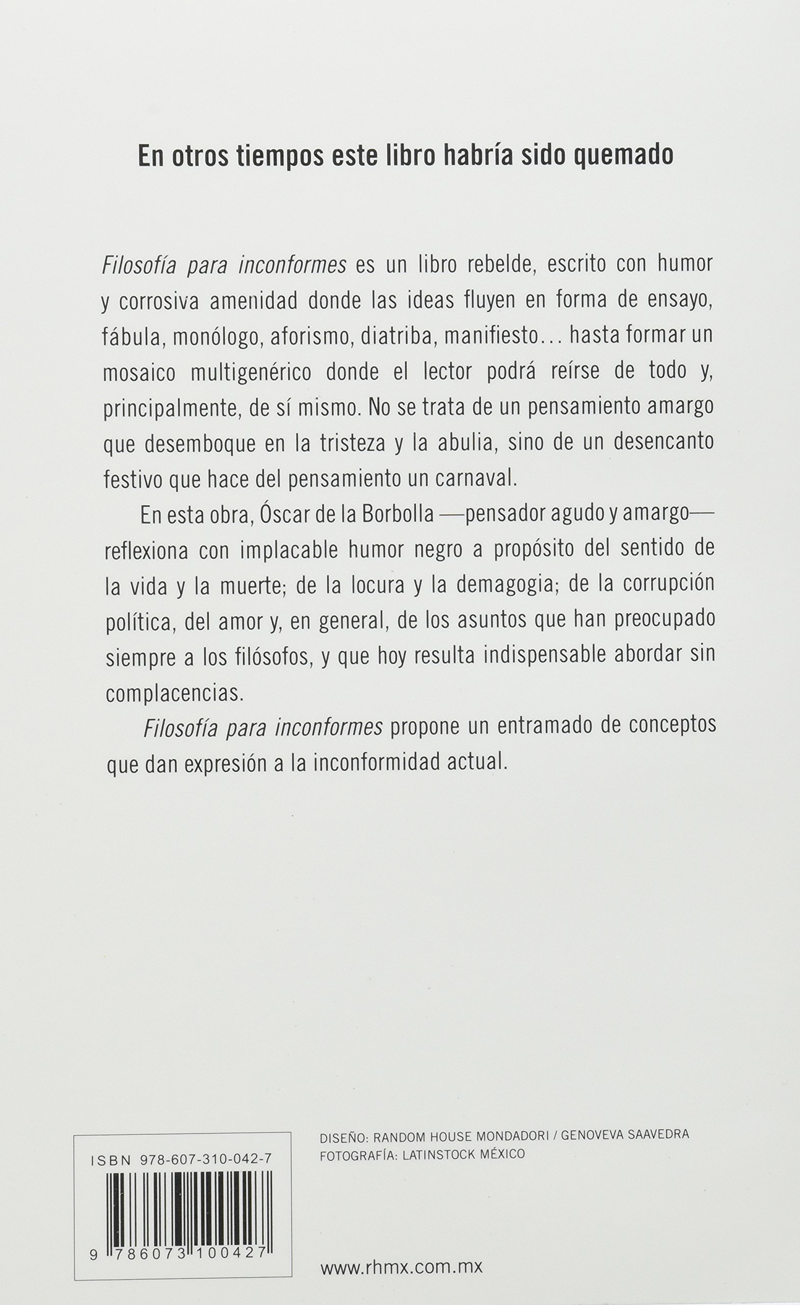 filosofia para inconforme