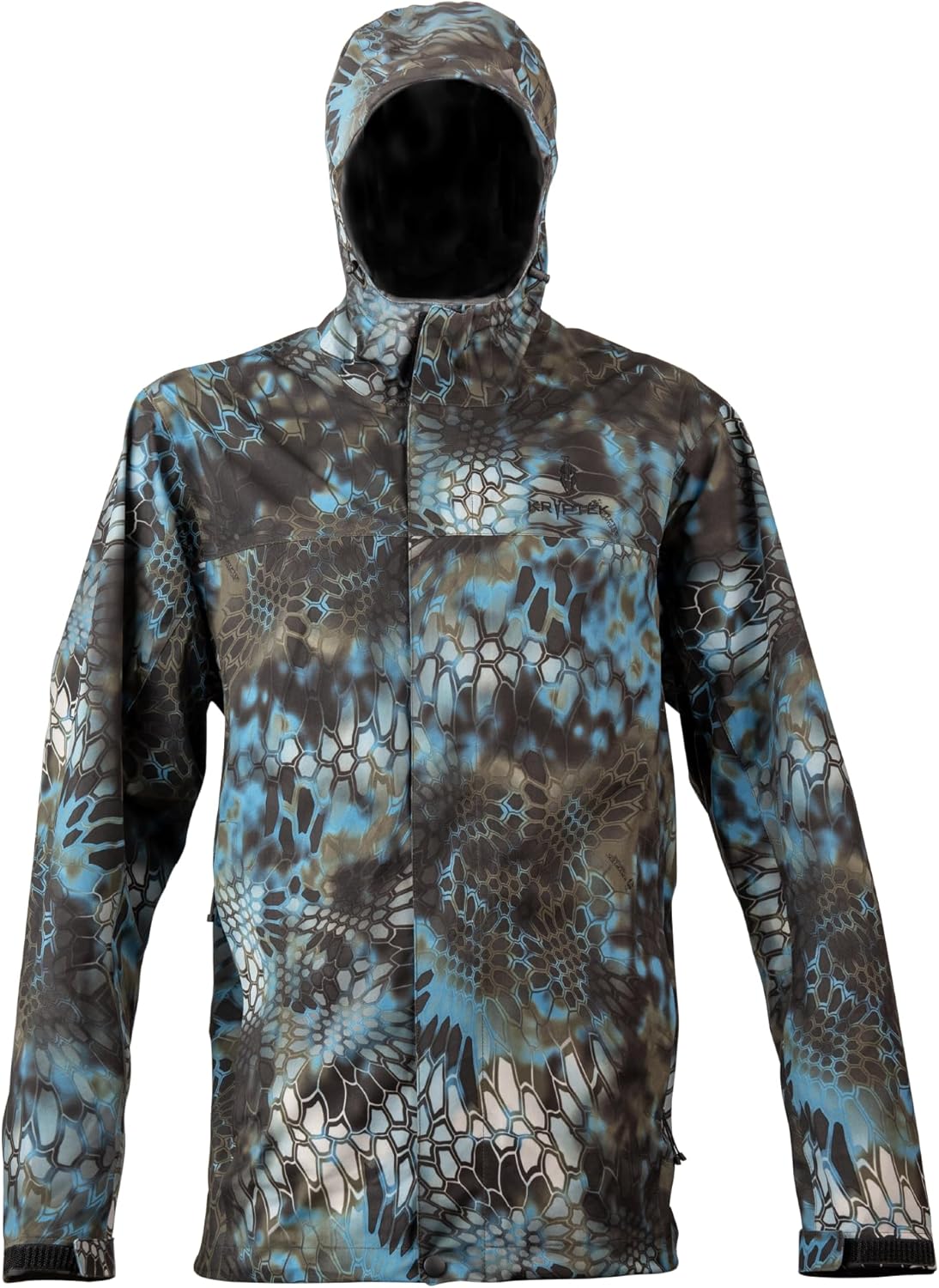 Kryptek Men’s Jupiter Waterproof Rain Jacket Lightweight Breathable Packable Hunting Shell