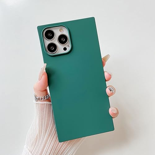 Miniatura 7 de Cocomii Funda cuadrada diseñada para iPhone 14  silicona, delgada, mate, suave al tacto, forro de microfibra, antipelado, resistente a las huellas