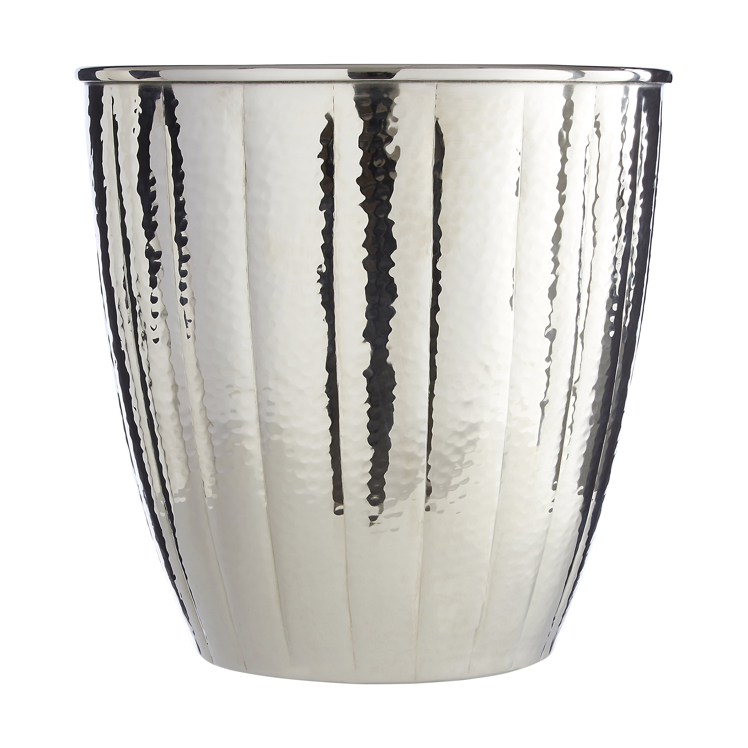 Premier Housewares Waste Bin, Silver, 23 x 23 x 23 cm