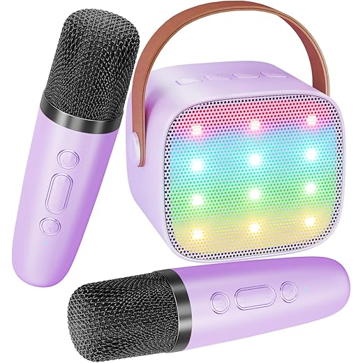 Mini Karaoke Machine Portable Bluetooth Speaker