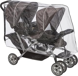 Sashas Premium Series Rain and Wind Cover for Graco DuoGlider Click Connect Stroller