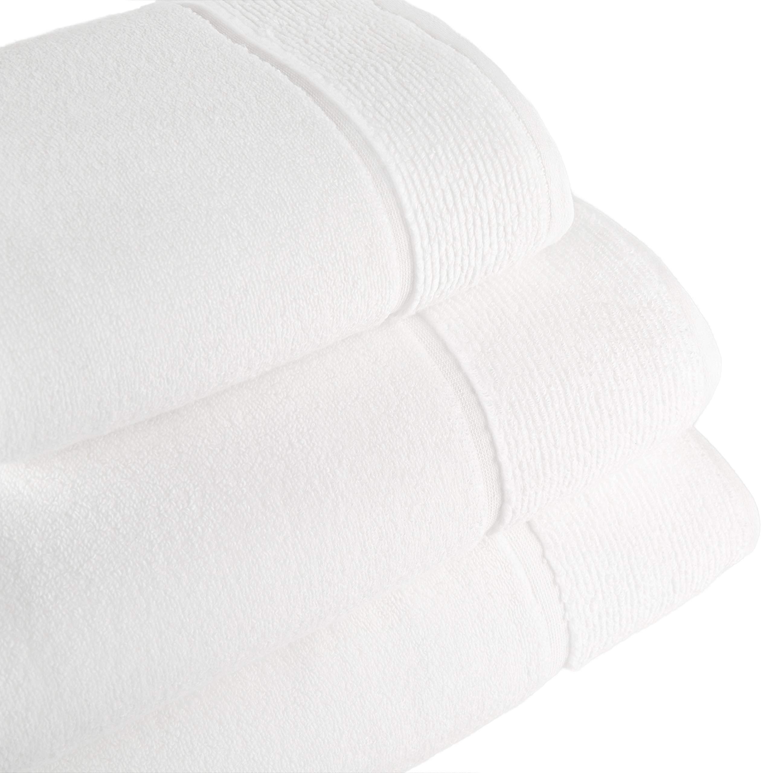 Panda® Bambus-Badetuch, 100 x 150 cm, reinweiß, luxuriöser und weicher Bio-Bambus und Baumwolle, super saugfähig und schnell trocknend, perfekt für empfindliche Haut, hypoallergen, antibakteriell und