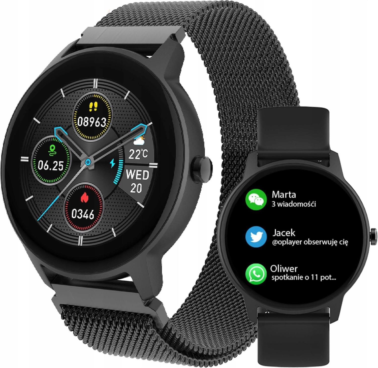 Forever ForeVive 2 Slim SB-325 Smartwatch