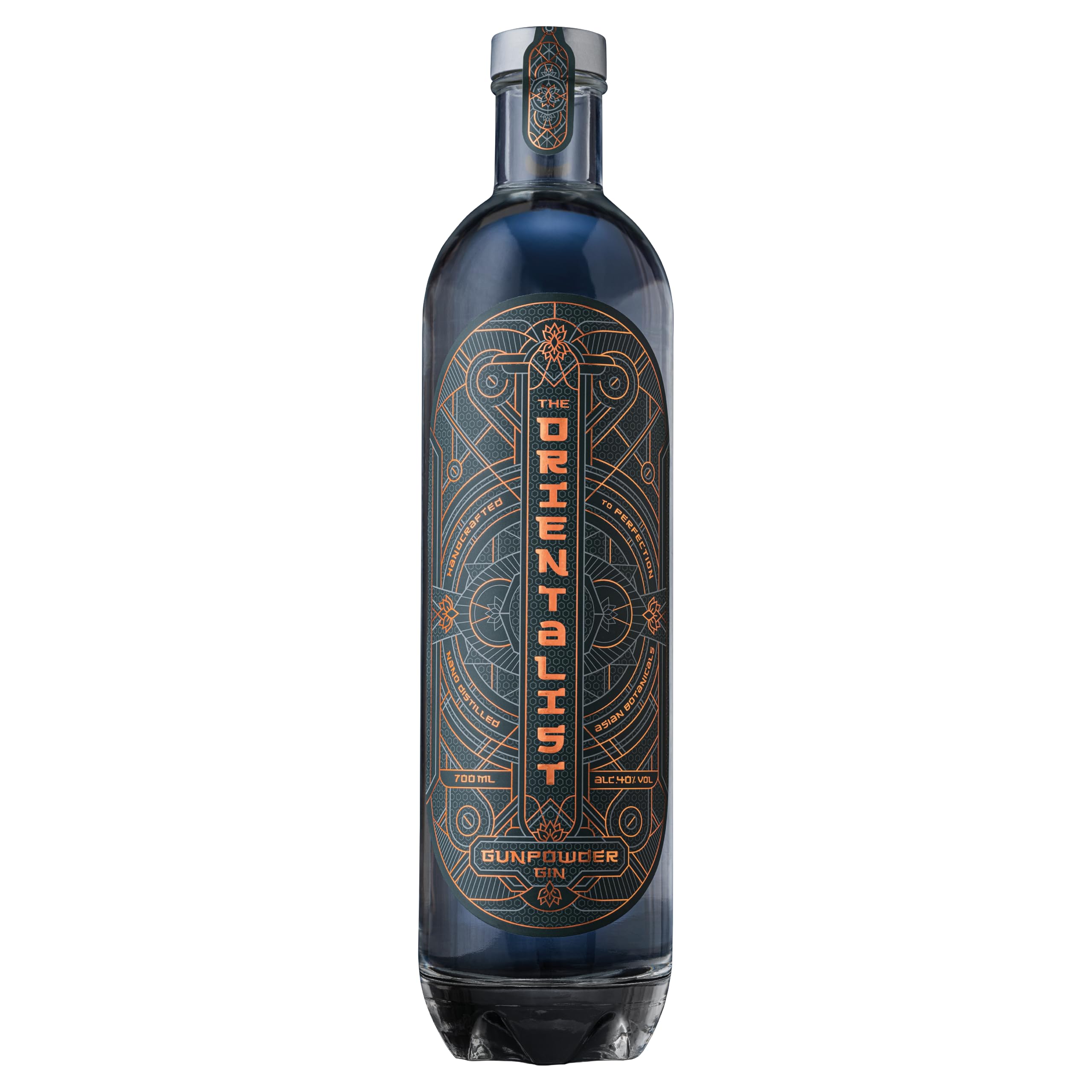 The Orientalist Gunpowder Gin 70cl, Contemporary Taiwanese Gin with Gunpowder Tea & Kampot Peppercorn, Vacuum & Traditional Distilled, 40% ABV – crisp citrus spice for G&T, Martini/Negroni, gifting