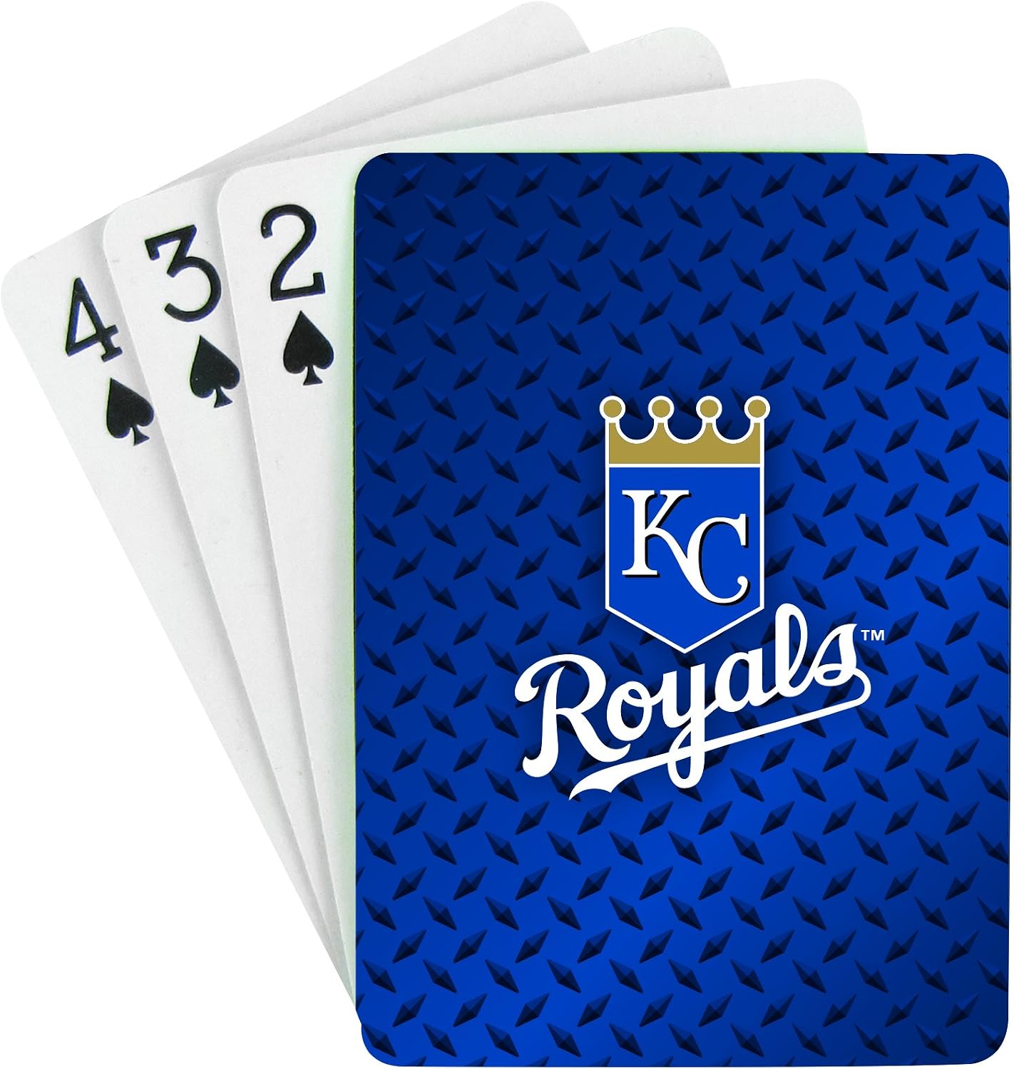 MLB Kansas City Royals Diamond Plate Playing Cards