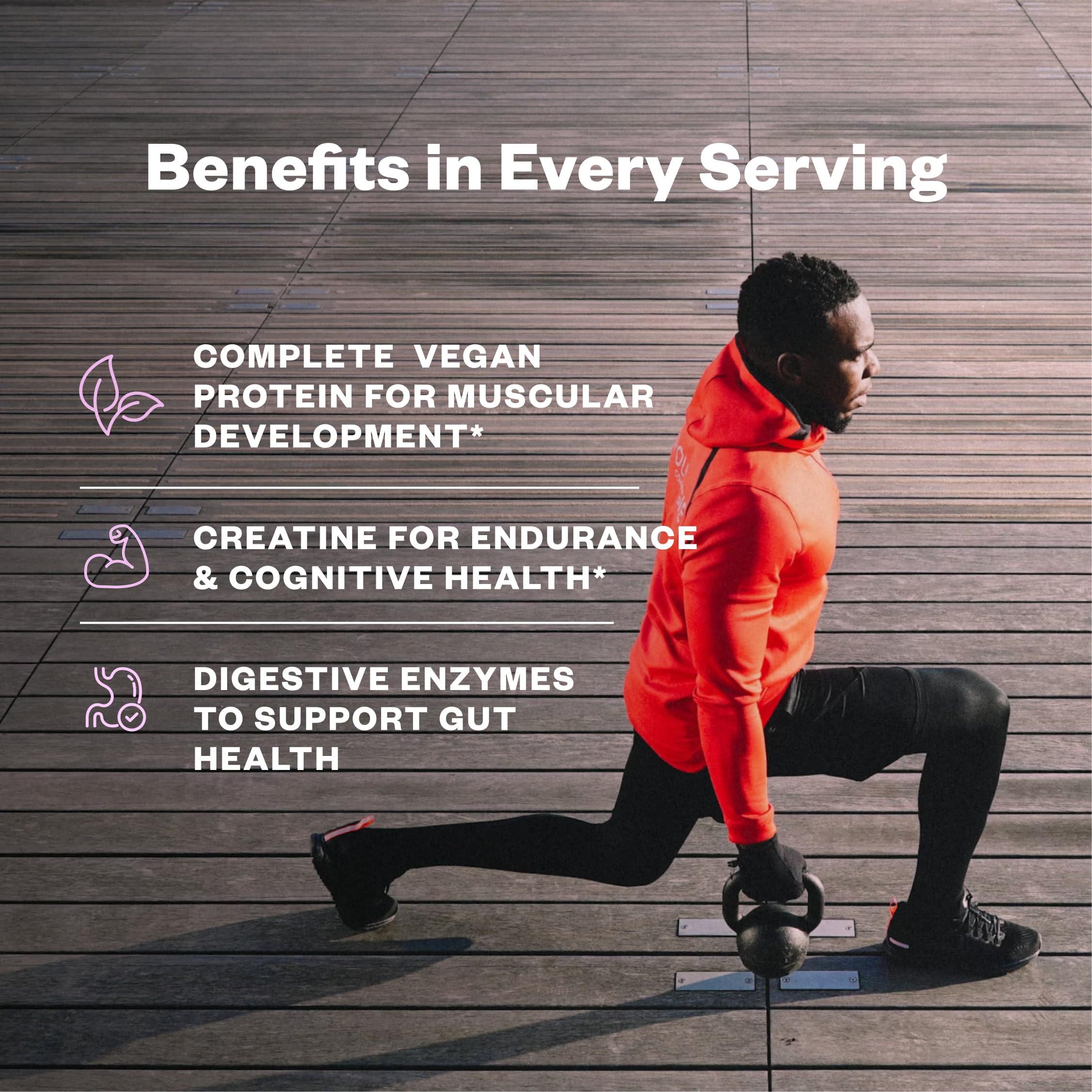 RNWY Complete Protein, 25g Yeast Protein + 5g Creatine Monohydrate, Vegan, Dairy-Free, Informed Sport Certified, Post-Workout Recovery for Endurance Athletes, Chocolate, 21 Servings — Amazon image 3