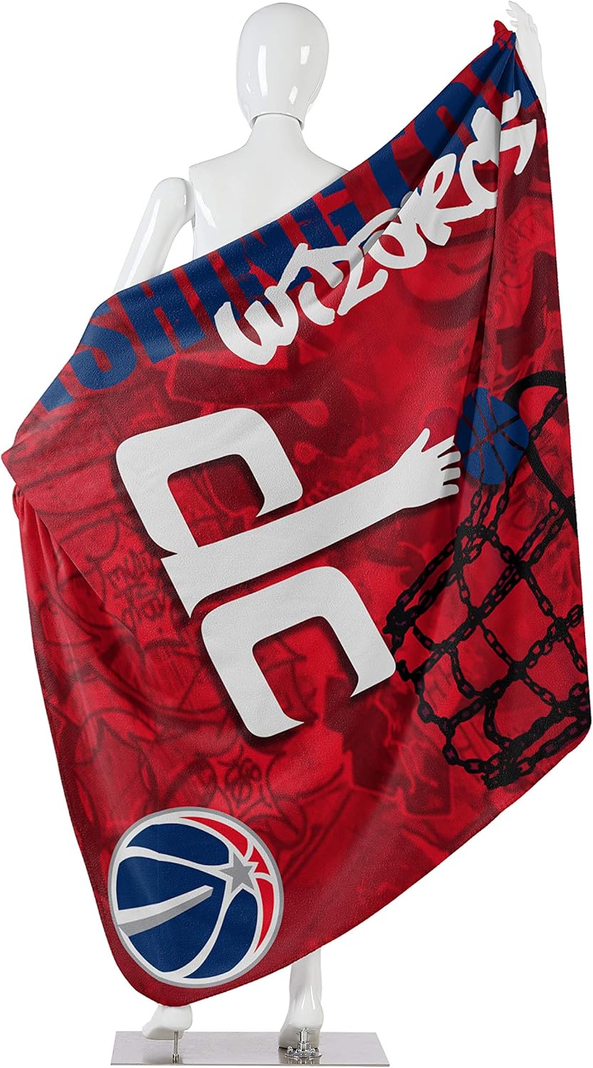 Northwest NBA Unisex-Adult Fleece Throw Blanket