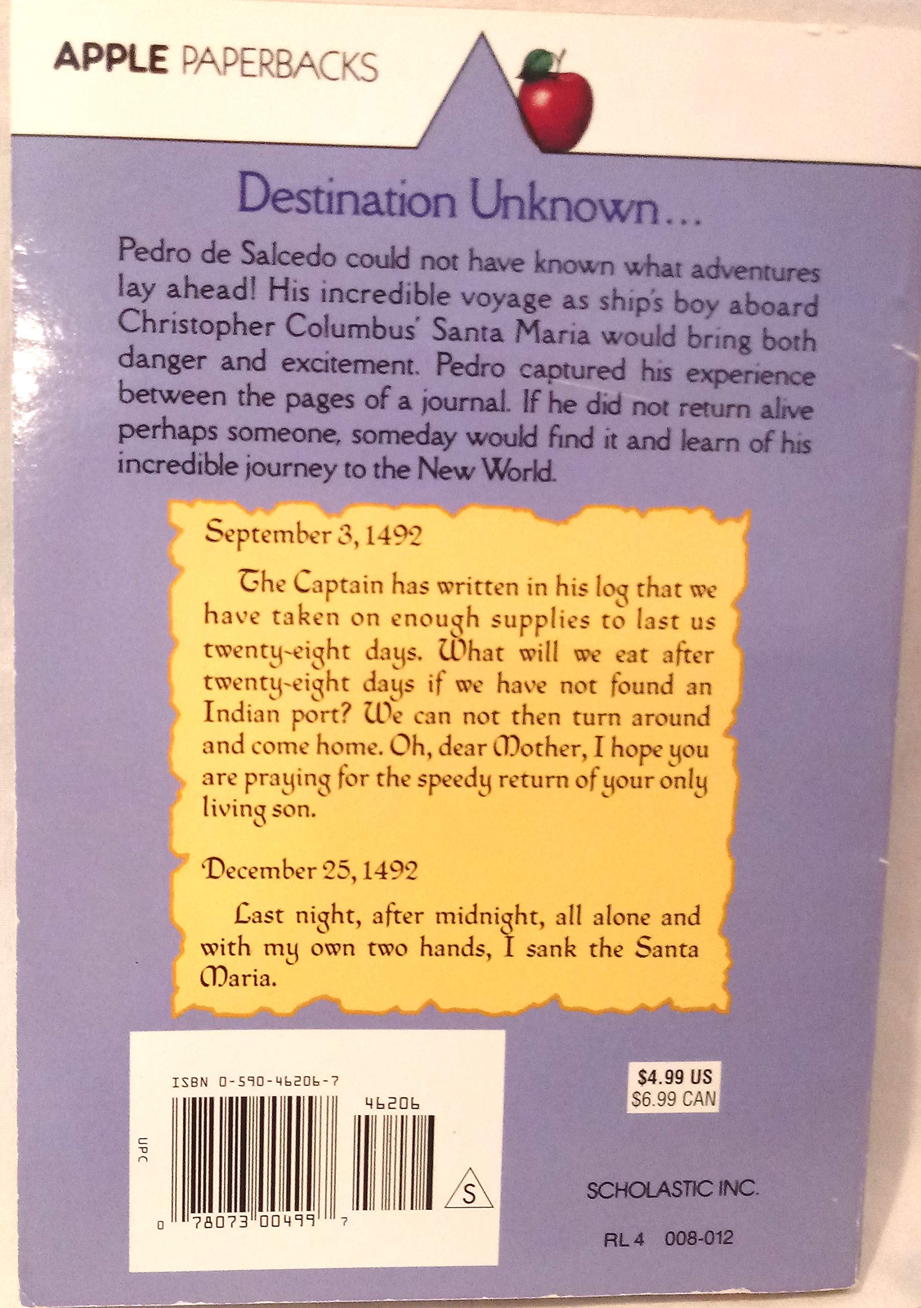 Pedro's Journal: A Voyage with Christopher Columbus, August 3, 1492?February 14, 1493 - Image 2