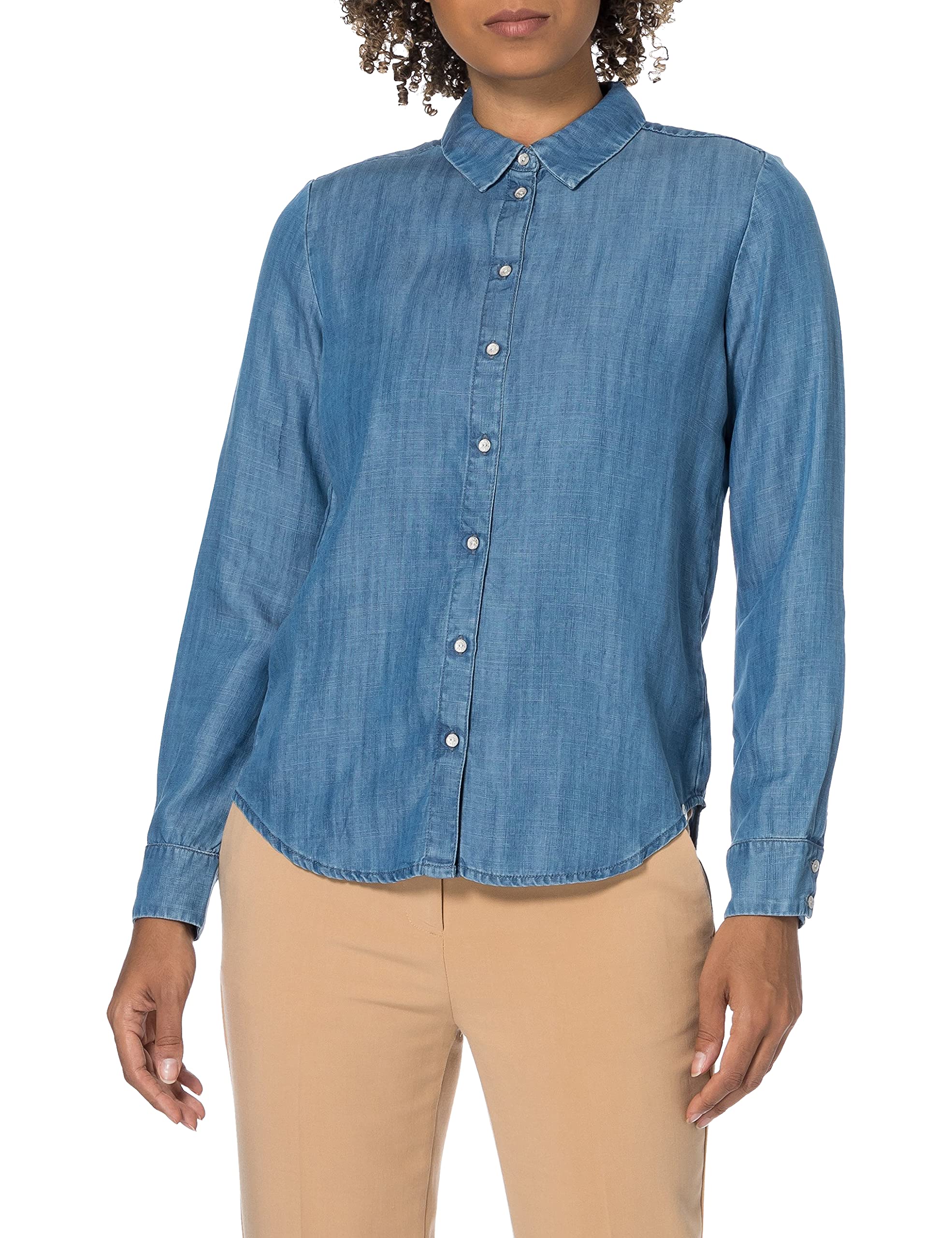 TimezoneWomen's Basic Tencel Blouse Blouse