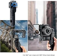 Vista 3 de Control remoto inalámbrico Bluetooth agarre de disparo Mini trípode de mesa reemplaza GP-VPT2BT para Sony A1II A7CR A7CII A7RV A7RV A7 A7S III A9III