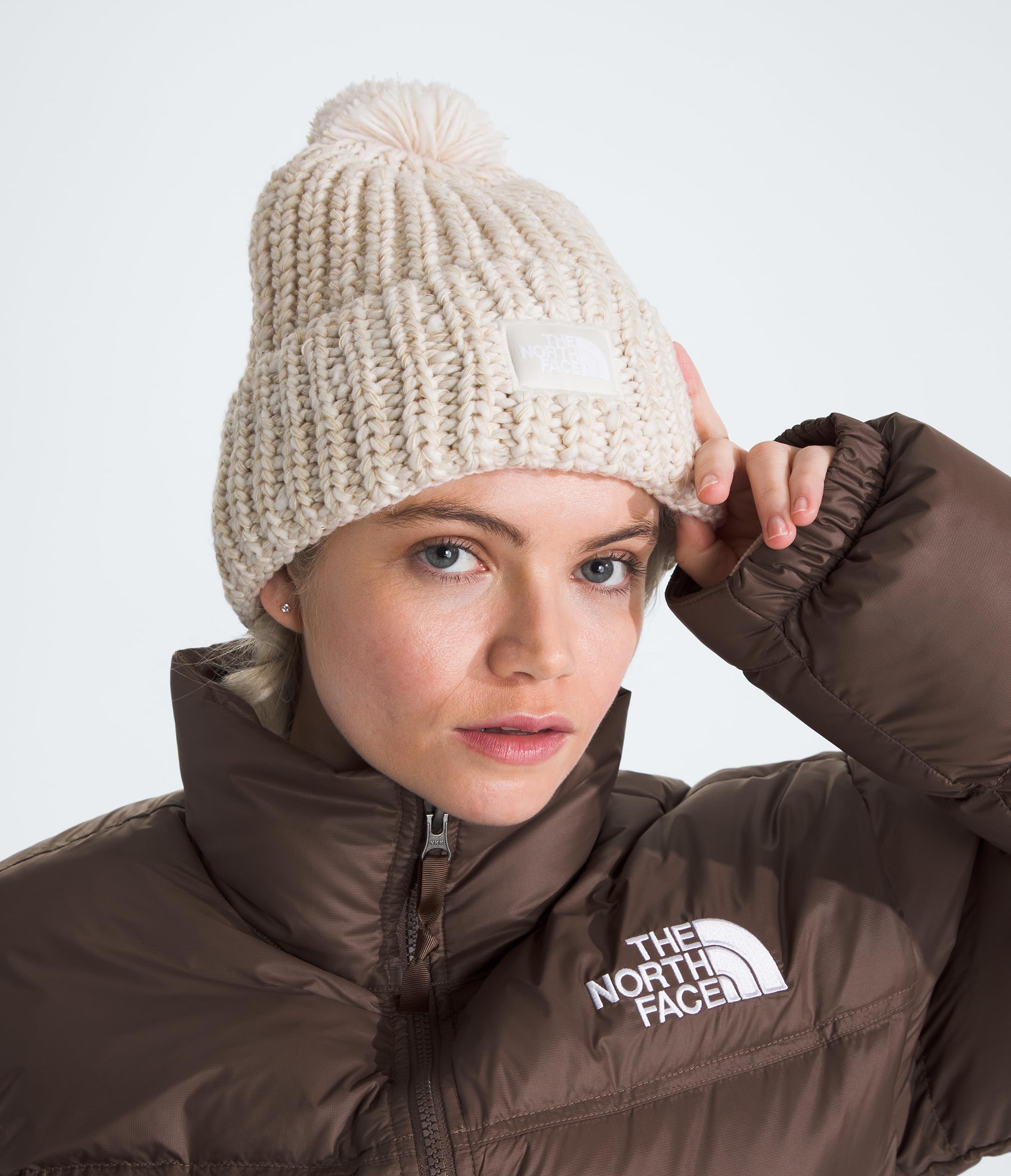 Amazon.com: The North Face Cozy Chunky Cabin Beanie | Deep 