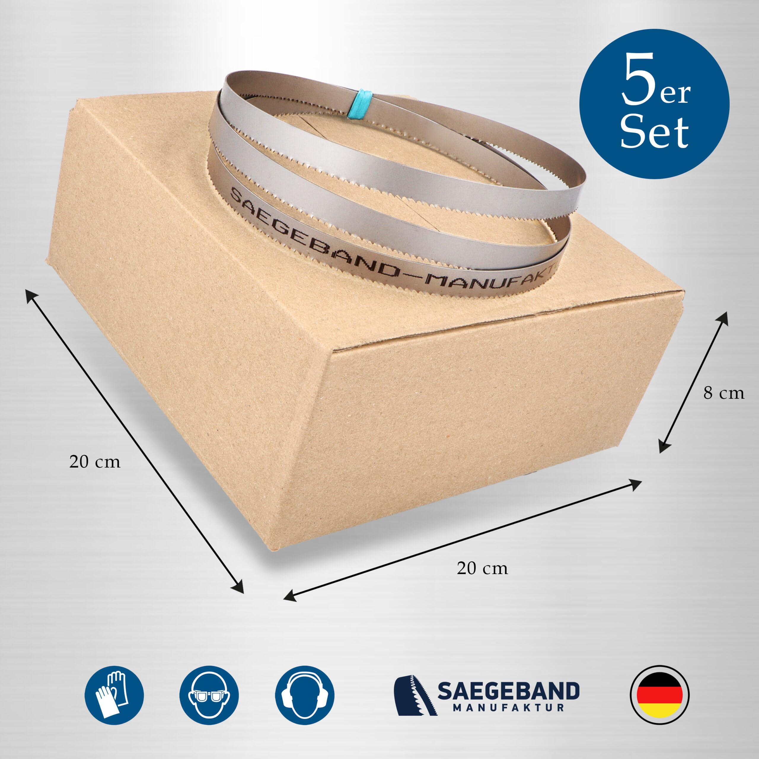 5 Er SET Bi-Metall M42 Sägeband 1638 X 13 X 0,65 Mm 10/14